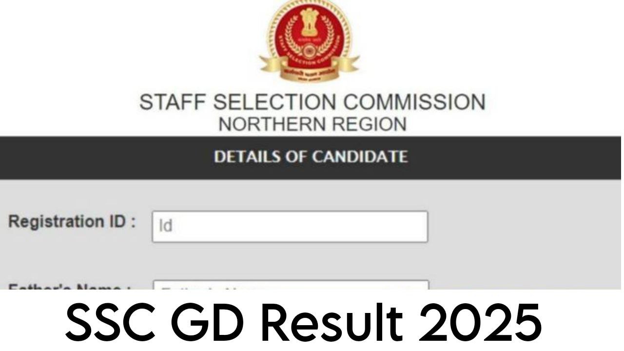 Ssc.nic.in SSC GD Result 2025